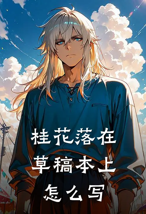 桂花落在草稿本上怎么写